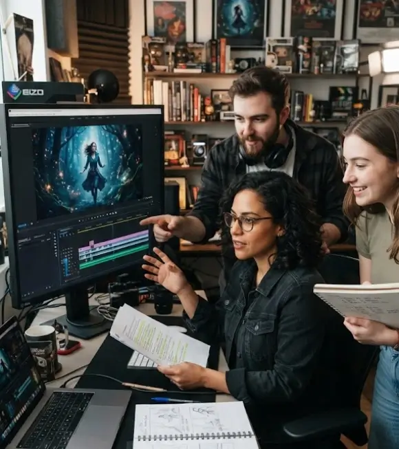 Book trailer process